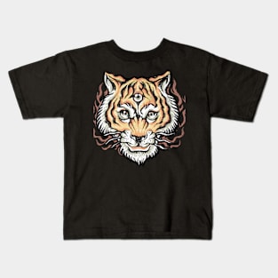 Tiger hood Kids T-Shirt